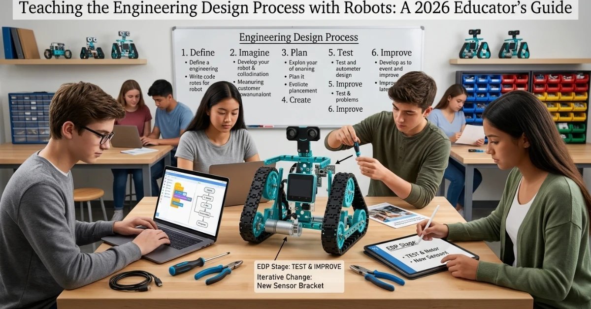 Teaching the Engineering Design Process with Robots: A 2026 Educator’s Guide