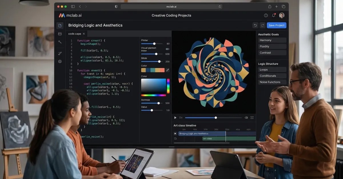Creative Coding Projects for Art Class: Bridging Logic and Aesthetics
