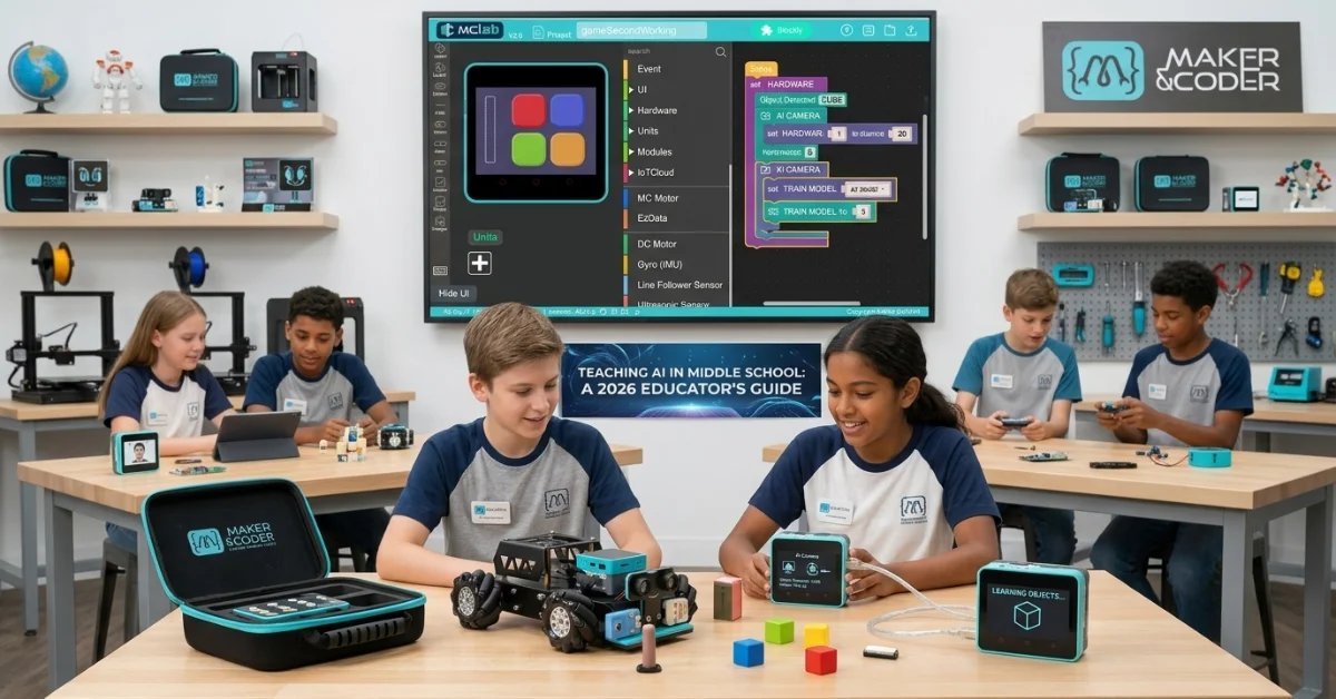 How to Teach Artificial Intelligence in Middle School: A 2026 Educator’s Guide
