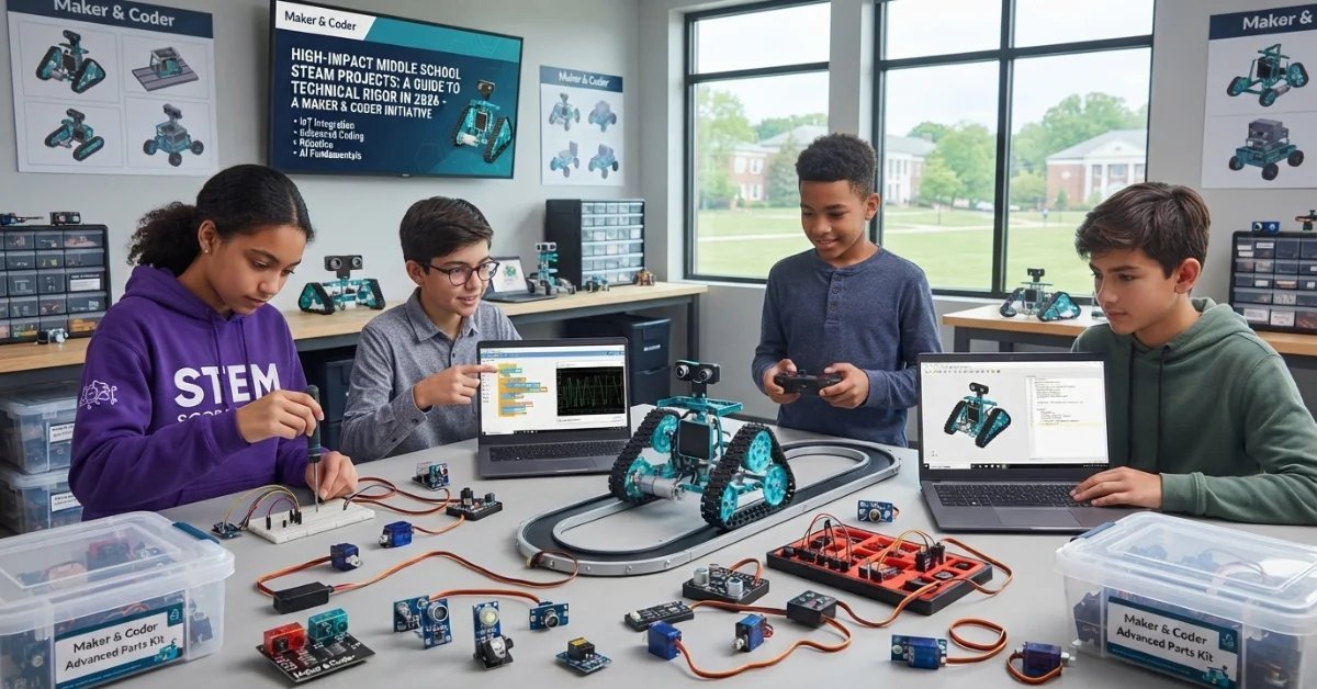 High-Impact Middle School STEAM Projects: A Guide to Technical Rigor in 2026